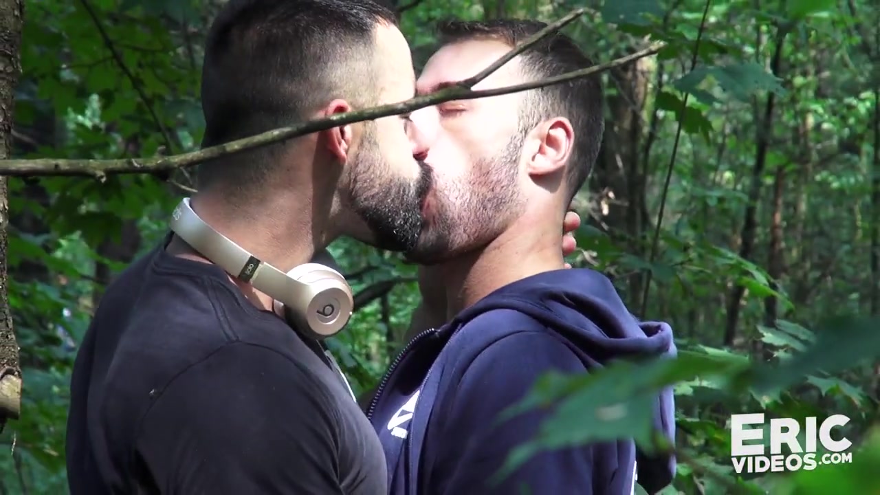 Brandon gets grabbed by Teddy in a park Gay Porn HD Online